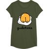 image:imageGudetama The Lazy Egg Backside Logo Tee Shirt TShirtOlive Green