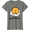 image:imageGudetama The Lazy Egg Backside Logo Tee Shirt TShirtOlive Heather