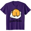 image:imageGudetama The Lazy Egg Backside Logo Tee Shirt TShirtPurple