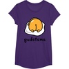 image:imageGudetama The Lazy Egg Backside Logo Tee Shirt TShirtPurple