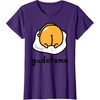 image:imageGudetama The Lazy Egg Backside Logo Tee Shirt TShirtPurple