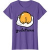 image:imageGudetama The Lazy Egg Backside Logo Tee Shirt TShirtPurple Heather