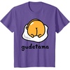 image:imageGudetama The Lazy Egg Backside Logo Tee Shirt TShirtPurple Heather