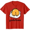 image:imageGudetama The Lazy Egg Backside Logo Tee Shirt TShirtRed