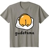 image:imageGudetama The Lazy Egg Backside Logo Tee Shirt TShirtSlate Grey