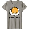 image:imageGudetama The Lazy Egg Backside Logo Tee Shirt TShirtSlate Grey