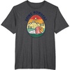 image:imageGudetama The Lazy Egg Camping Going Nowhere TShirtDark Heather Grey