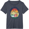 image:imageGudetama The Lazy Egg Camping Going Nowhere TShirtHeather Blue