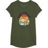 image:imageGudetama The Lazy Egg Camping Going Nowhere TShirtOlive Green