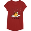 image:imageGudetama The Lazy Egg Its Meh My Birthday Confetti Party TShirt SmallCranberry Red
