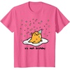 image:imageGudetama The Lazy Egg Its Meh My Birthday Confetti Party TShirt SmallPink Heather