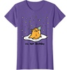 image:imageGudetama The Lazy Egg Its Meh My Birthday Confetti Party TShirt SmallPurple Heather