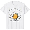 image:imageGudetama The Lazy Egg Its Meh My Birthday Confetti Party TShirt SmallWhite