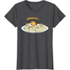 image:imageGudetama Whatever Pasta Tee Shirt TShirtDark Heather Grey