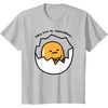 image:imageGudetama the Lazy Egg Hiding from Responsibilities TShirtSilver Grey