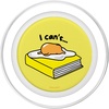 image:imageGudetama the Lazy Egg I Cant Book PopSockets MagSafe PopGrip for iPhoneMagSafe