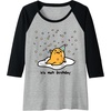 image:imageGudetama the Lazy Egg Its Meh my Birthday Confetti Party Raglan Baseball TeeBlackAthletic Heather