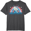 image:imageHello Kitty America USA Rainbow TShirtDark Heather Grey