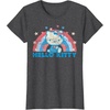 image:imageHello Kitty America USA Rainbow TShirtDark Heather Grey