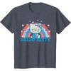 image:imageHello Kitty America USA Rainbow TShirtHeather Blue