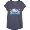 image:imageHello Kitty America USA Rainbow TShirtHeather Blue