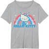 image:imageHello Kitty America USA Rainbow TShirtHeather Grey
