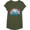 image:imageHello Kitty America USA Rainbow TShirtOlive Green