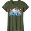 image:imageHello Kitty America USA Rainbow TShirtOlive Green