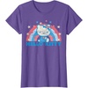 image:imageHello Kitty America USA Rainbow TShirtPurple Heather