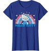 image:imageHello Kitty America USA Rainbow TShirtRoyal Blue
