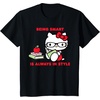 image:imageHello Kitty Being Smart is Always in Style Books Student TShirtBlack