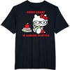 image:imageHello Kitty Being Smart is Always in Style Books Student TShirtBlack