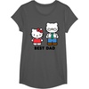 image:imageHello Kitty Best Dad Fathers Day TShirt SmallAsphalt Grey