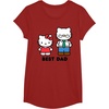image:imageHello Kitty Best Dad Fathers Day TShirt SmallCranberry Red