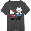 image:imageHello Kitty Best Dad Fathers Day TShirt SmallDark Heather Grey