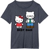 image:imageHello Kitty Best Dad Fathers Day TShirt SmallHeather Blue