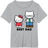 image:imageHello Kitty Best Dad Fathers Day TShirt SmallHeather Grey