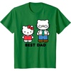 image:imageHello Kitty Best Dad Fathers Day TShirt SmallKelly Green
