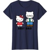 image:imageHello Kitty Best Dad Fathers Day TShirt SmallNavy Blue