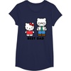 image:imageHello Kitty Best Dad Fathers Day TShirt SmallNavy Blue