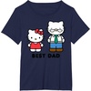 image:imageHello Kitty Best Dad Fathers Day TShirt SmallNavy Blue