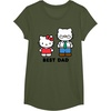 image:imageHello Kitty Best Dad Fathers Day TShirt SmallOlive Green