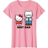 image:imageHello Kitty Best Dad Fathers Day TShirt SmallPink