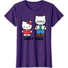 image:imageHello Kitty Best Dad Fathers Day TShirt SmallPurple