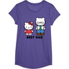 image:imageHello Kitty Best Dad Fathers Day TShirt SmallPurple Heather
