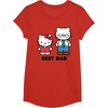 image:imageHello Kitty Best Dad Fathers Day TShirt SmallRed
