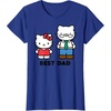 image:imageHello Kitty Best Dad Fathers Day TShirt SmallRoyal Blue