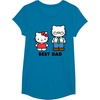image:imageHello Kitty Best Dad Fathers Day TShirt SmallSapphire Blue