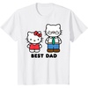 image:imageHello Kitty Best Dad Fathers Day TShirt SmallWhite