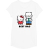 image:imageHello Kitty Best Dad Fathers Day TShirt SmallWhite